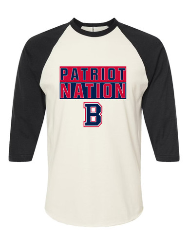 Berkmar Patriots Nation #1 Men's Baseball T-Shirt