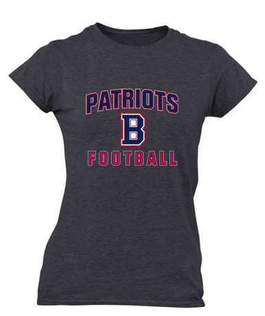 Berkmar Patriots Football #1 Women's SS T-Shirt