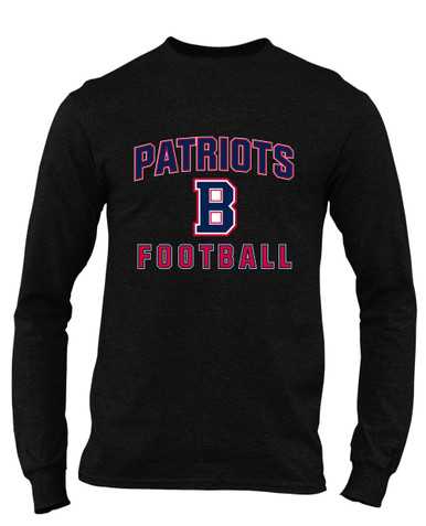 Berkmar Patriots Football #1 Men's Premium LS T-Shirt