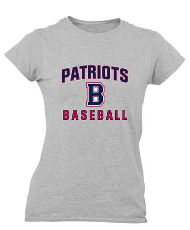 Berkmar Patriots Baseball #1 Women's Premium SS T-Shirt