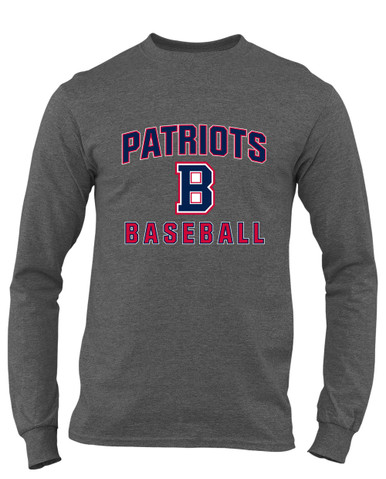 Berkmar Patriots Baseball #1 Men's Premium LS T-Shirt