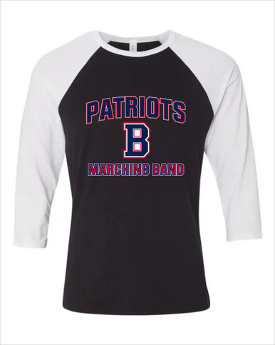Berkmar Patriots Marching Band Men's Baseball T-Shirt