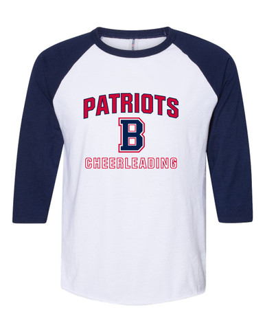Berkmar Patriots Cheerleading Women's Baseball T-Shirt