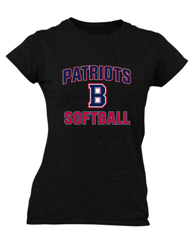 Berkmar Patriots Softball #1 Women's Premium SS T-Shirt