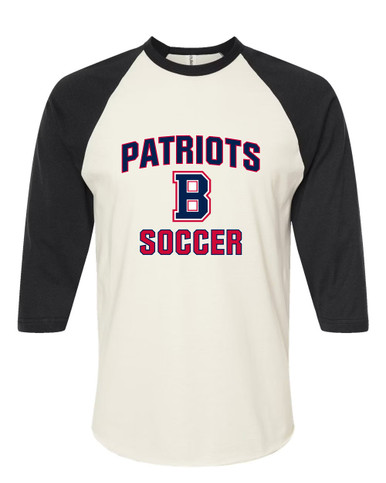 Berkmar Patriots Soccer #1 Men's Baseball T-Shirt