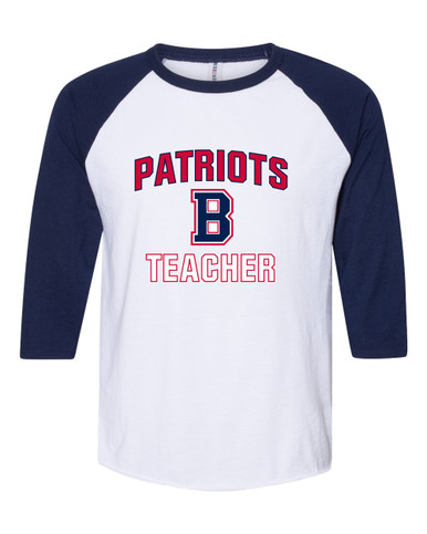 Berkmar Patriots Teacher Men's Baseball T-Shirt