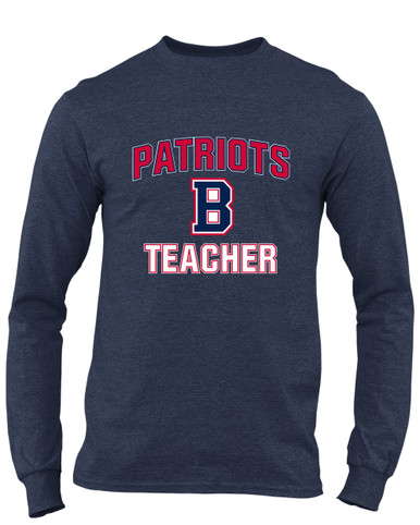 Berkmar Patriots Teacher Men's Premium LS T-Shirt