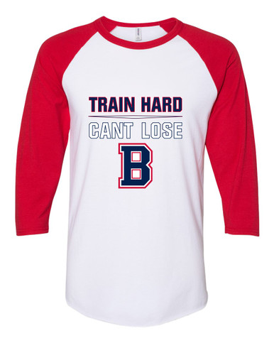 Berkmar Patriots Train Hard, Can't Lose Women's Baseball T-Shirt