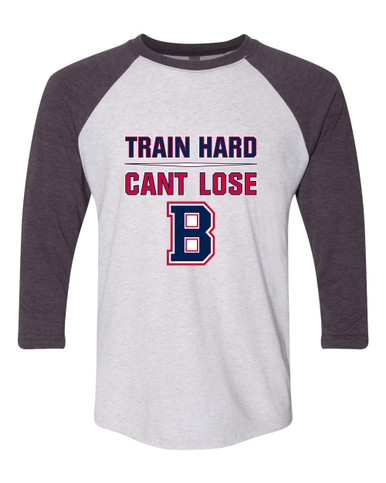 Berkmar Patriots Train Hard, Can't Lose Men's Baseball T-Shirt