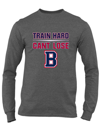 Berkmar Patriots Train Hard, Can't Lose Men's LS T-Shirt