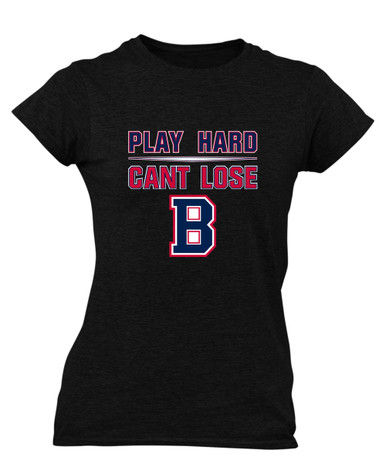 Berkmar Patriots Play Hard, Can't Lose Women's Premium SS T-Shirt