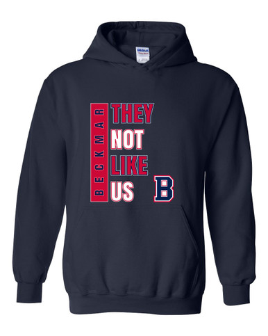 Berkmar Patriots They Not Like Us #1 Men's Hoodie