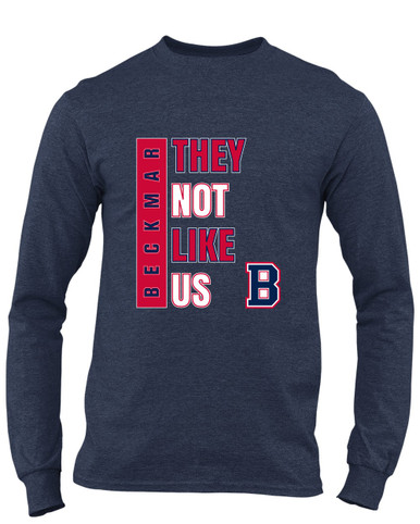 Berkmar Patriots They Not Like Us #1 Men's LS T-Shirt