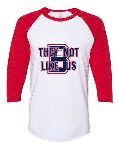 Berkmar Patriots They Not Like Us #2 Men's Baseball T-Shirt