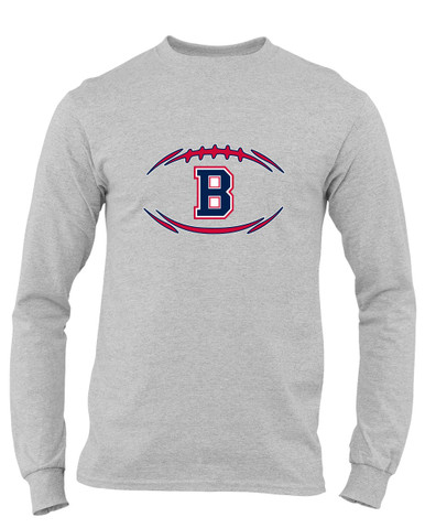 Berkmar Patriots Football #3 Men's Premium LS T-Shirt