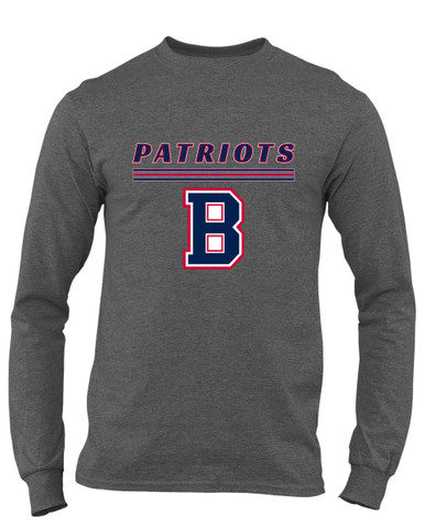 Berkmar Patriots Mascot #8 Men's Premium LS T-Shirt