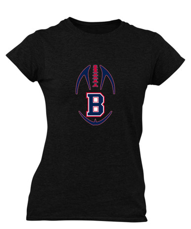 Berkmar Patriots Football #4 Women's Premium SS T-Shirt