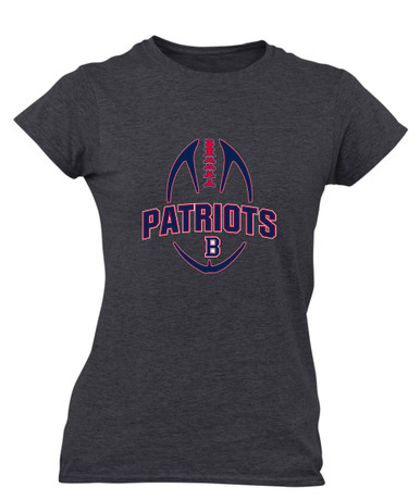 Berkmar Patriots Football #5 Women's Premium SS T-Shirt
