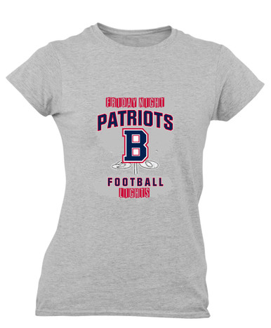 Berkmar Patriots Football #6 Women's SS T-Shirt