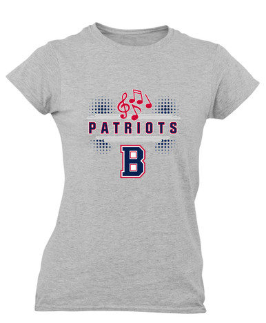 Berkmar Patriots Band # 3 Women's SS T-Shirt