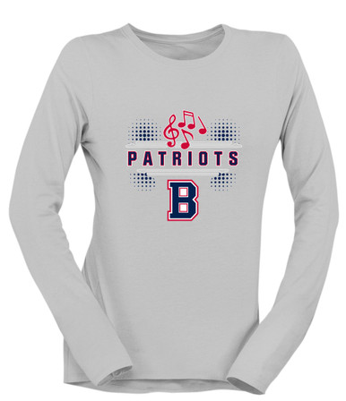 Berkmar Patriots Band # 3 Women's LS T-Shirt