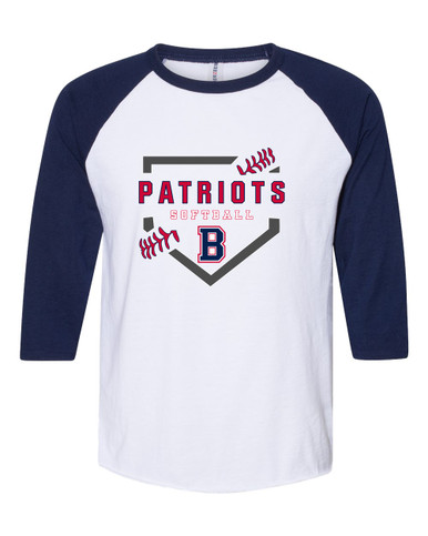 Berkmar Patriots Softball #2 Women's Baseball T-Shirt