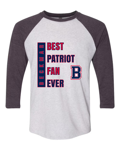 Berkmar Patriots Best Patriot Fan Men's Baseball T-Shirt