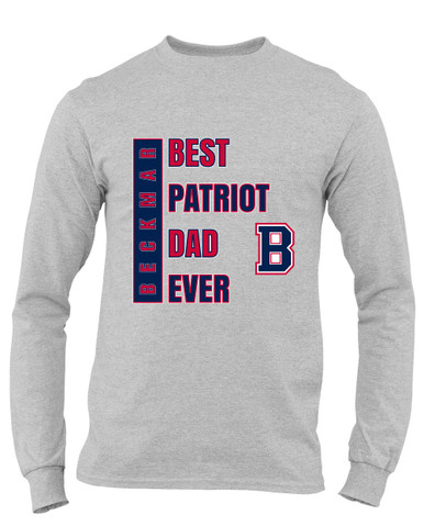 Berkmar Patriots Best Patriot Dad Men's Premium LS T-Shirt