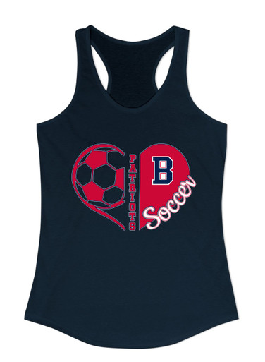 Berkmar Patriots Heart Soccer Women's Tank Top