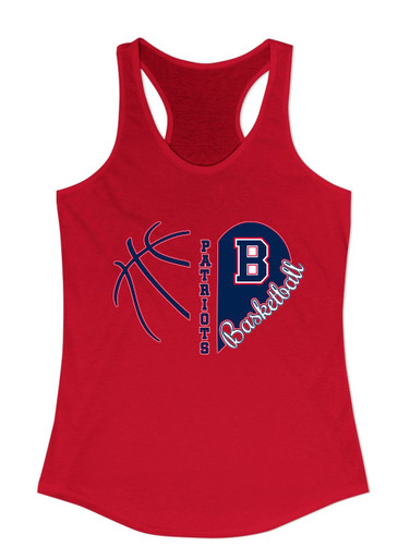 Berkmar Patriots Heart Basketball Women's Tank Top