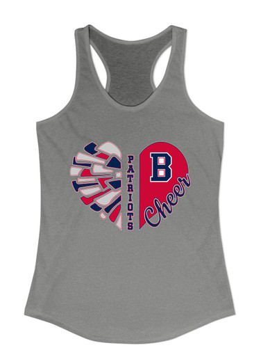 Berkmar Patriots Heart Cheer Women's Tank Top