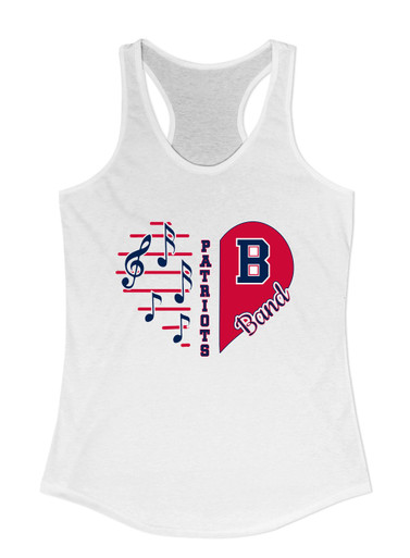 Berkmar Patriots Heart Band Women's Tank Top