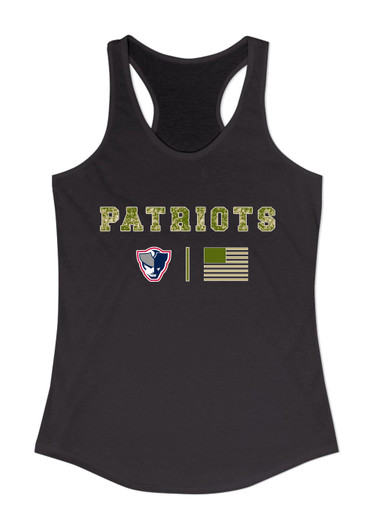Seeger Patriots Camo Flag Women's Tank Top