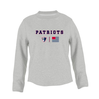 Seeger Patriots Team Colors Flag Women's Sweatshirt