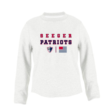 Seeger Patriots Spirit Flag Women's Sweatshirt