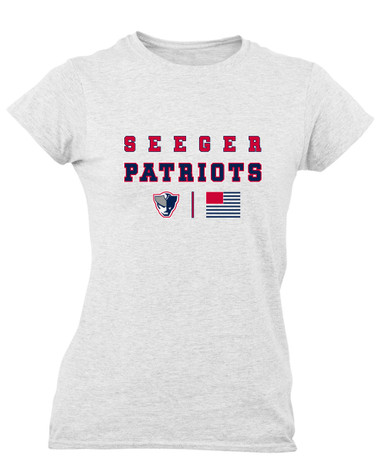Seeger Patriots Spirit Flag Women's SS T-Shirt