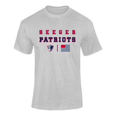 Seeger Patriots Spirit Flag Men's SS T-Shirt