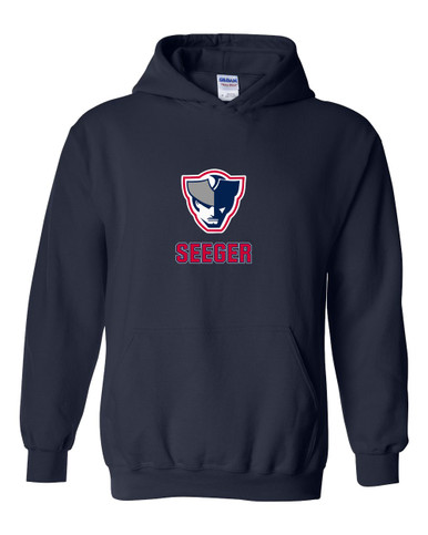 Seeger Patriots Mascot #2 Men's Hoodie