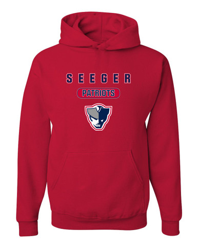 Seeger Patriots Mascot #3 Men's Premium Hoodie