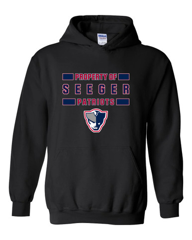 Seeger Patriots Property Of Men's Hoodie