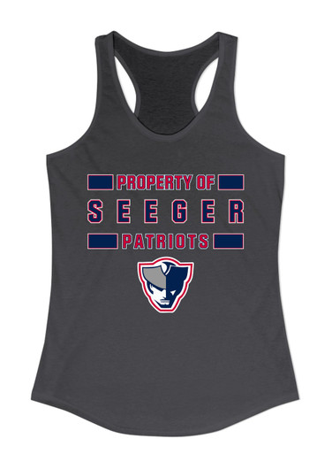 Seeger Patriots Property Of Women's Tank Top