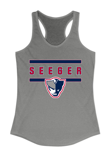 Seeger Patriots Mascot #4 Women's Tank Top