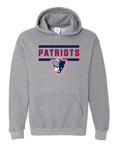 Seeger Patriots Mascot #5 Men's Hoodie