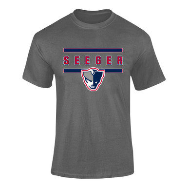 Seeger Patriots Mascot #4 Men's SS T-Shirt