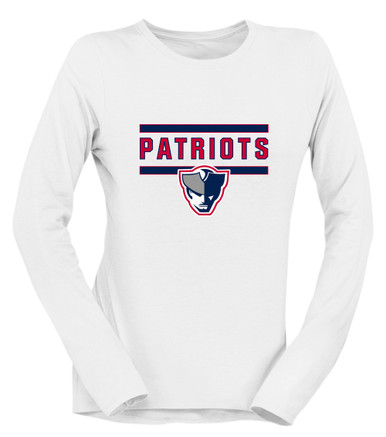 Seeger Patriots Mascot #5 Women's Premium LS T-Shirt