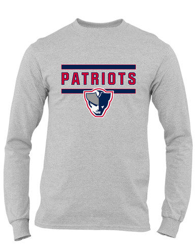 Seeger Patriots Mascot #5 Men's LS T-Shirt