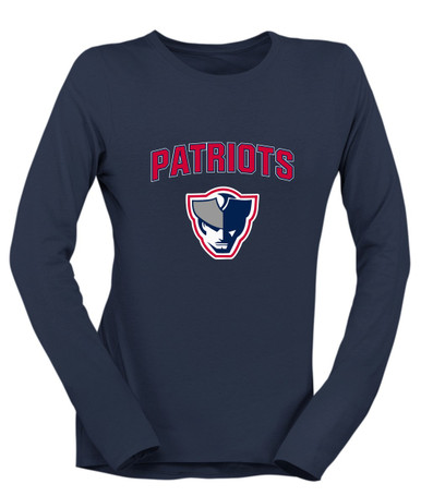 Seeger Patriots Mascot #6 Women's LS T-Shirt