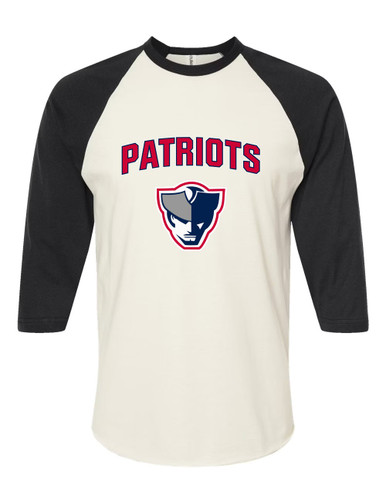 Seeger Patriots Mascot #6 Men's Baseball T-Shirt