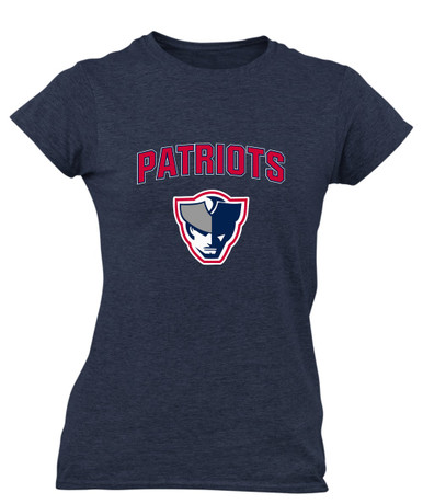 Seeger Patriots Mascot #6 Women's Premium SS T-Shirt