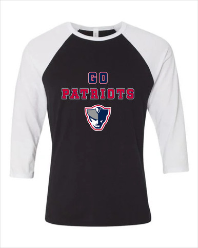 Seeger Patriots Go Team Women's Baseball T-Shirt